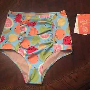 Sold fb Xs nwt fruit salad ruched front